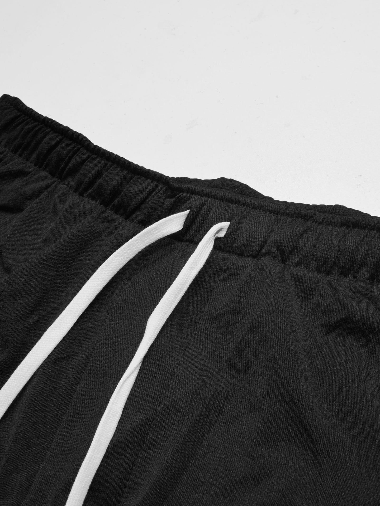 Slazenger Slim Fit Active Wear Trouser For Men-Black with White Piping-RT2513