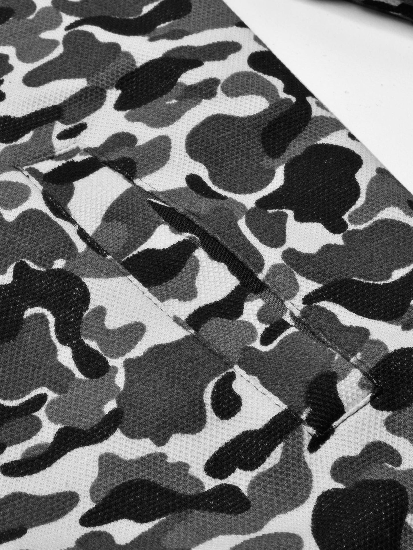 Louis Vicaci Fur Zipper Mock Neck Jacket For Men-Camouflage-SP10