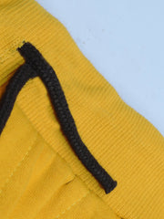 ADS Fleece Slim Fit Jogger Trouser For Kids-Yellow-SP889
