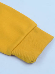 ADS Fleece Slim Fit Jogger Trouser For Kids-Yellow-SP889