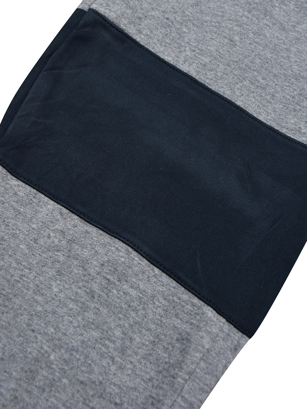 Slazenger Fleece Trouser For Men-Charcoal Melange with Navy Panel-BE2298/BR14121