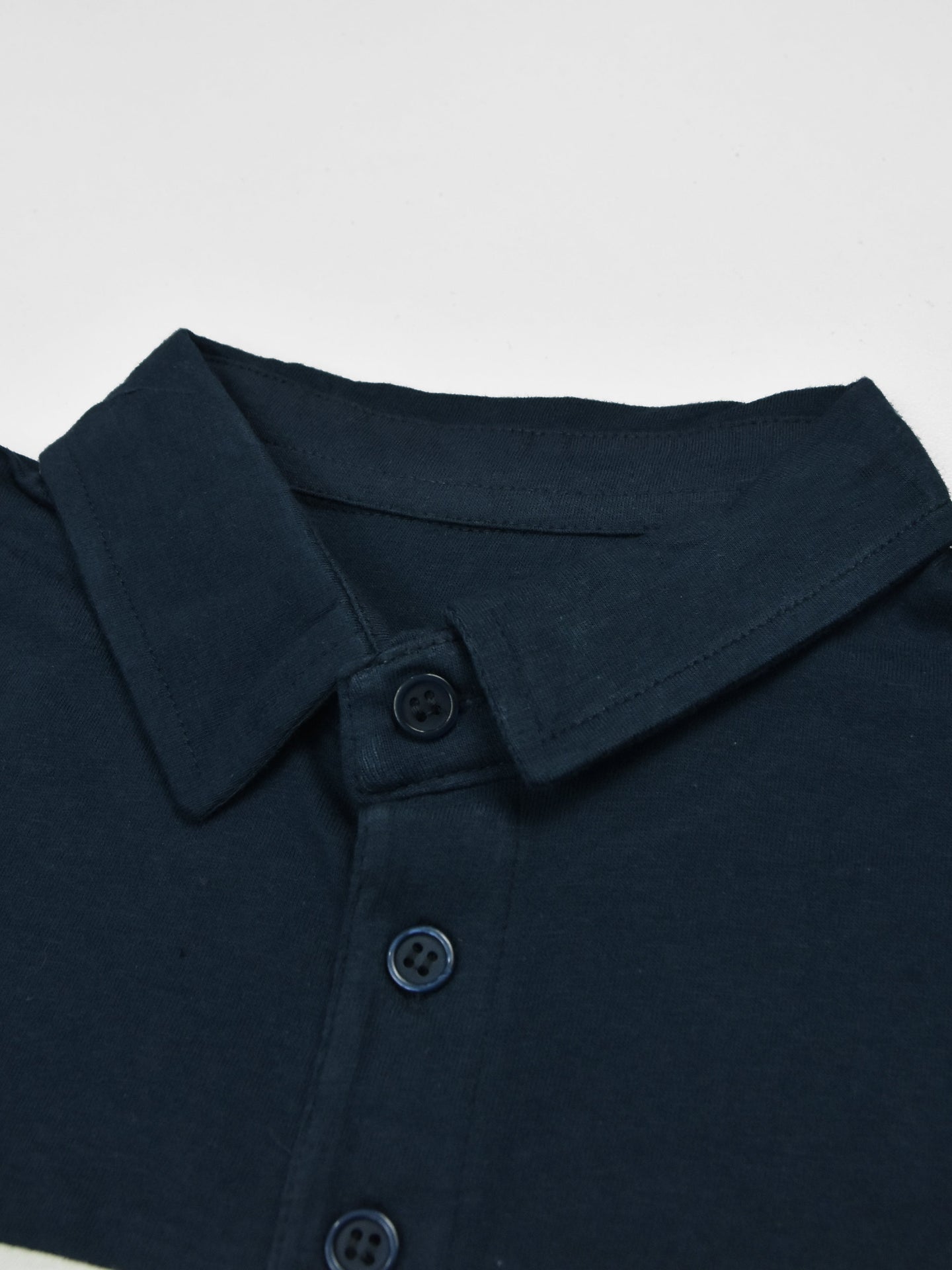 NXT Summer Polo Shirt For Men-Dark Navy With White & Brown Stripe-SP1445/RT2332