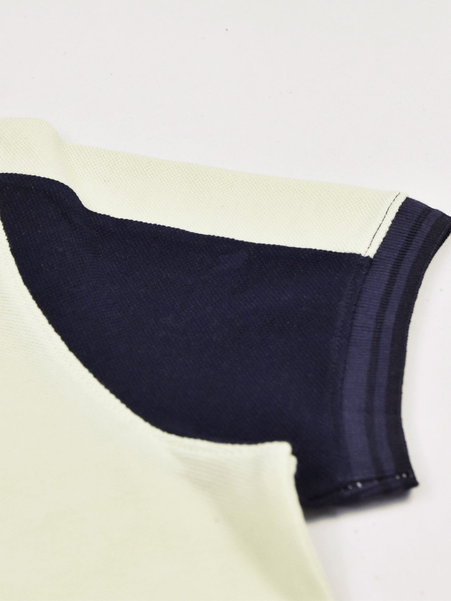 LV Summer Polo Shirt For Men-Off White & Dark Navy-SP1571/RT2373