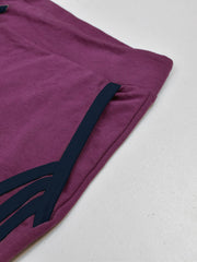 Summer Jersey Terry Slim Fit Bermuda Short For Men-Indigo with Stripes-SP1770/RT2431