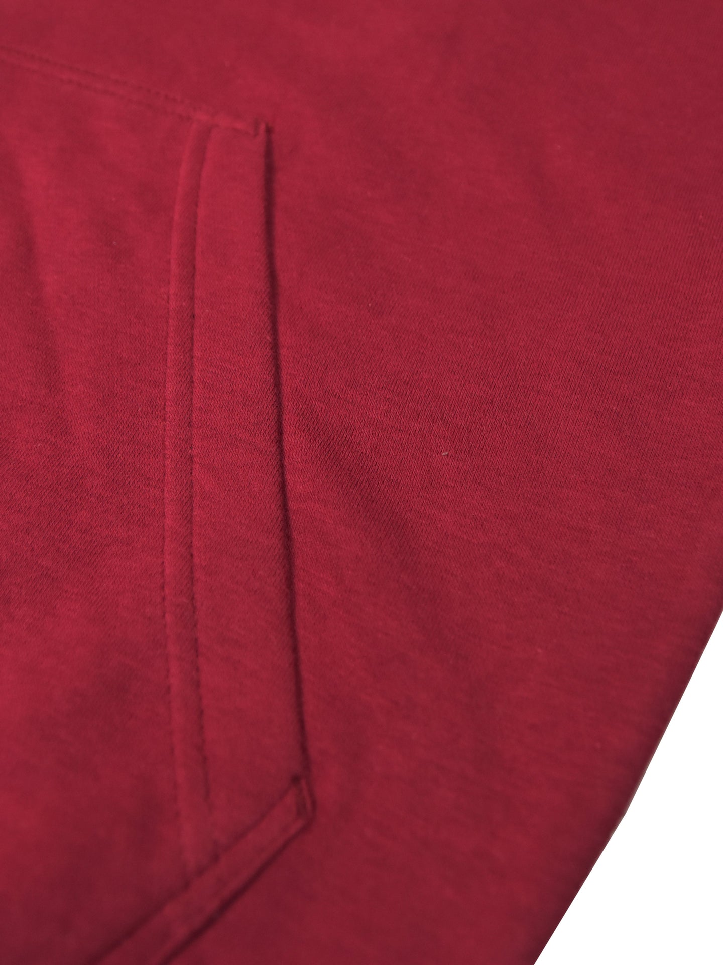 NK Fleece Cowl Neck Sleeveless Hoodie For Men-Maroon-SP334/RT2135