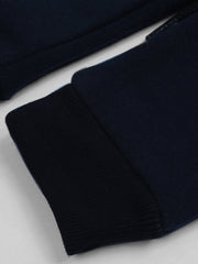 ADS Fleece Slim Fit Jogger Trouser For Kids-Dark Navy-SP883/Rt2168