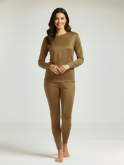 VZV Warmer Suit For Women-Brown-VZV06