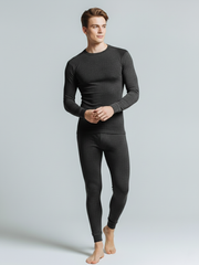 Thermal Warmer Suit For Men-Charcoal-TVS02