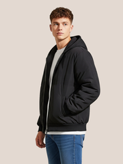 Payper Zipper Winter Jacket For Men-Black-PH01