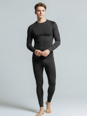 Thermal Warmer Suit For Men-Charcoal-TVS02
