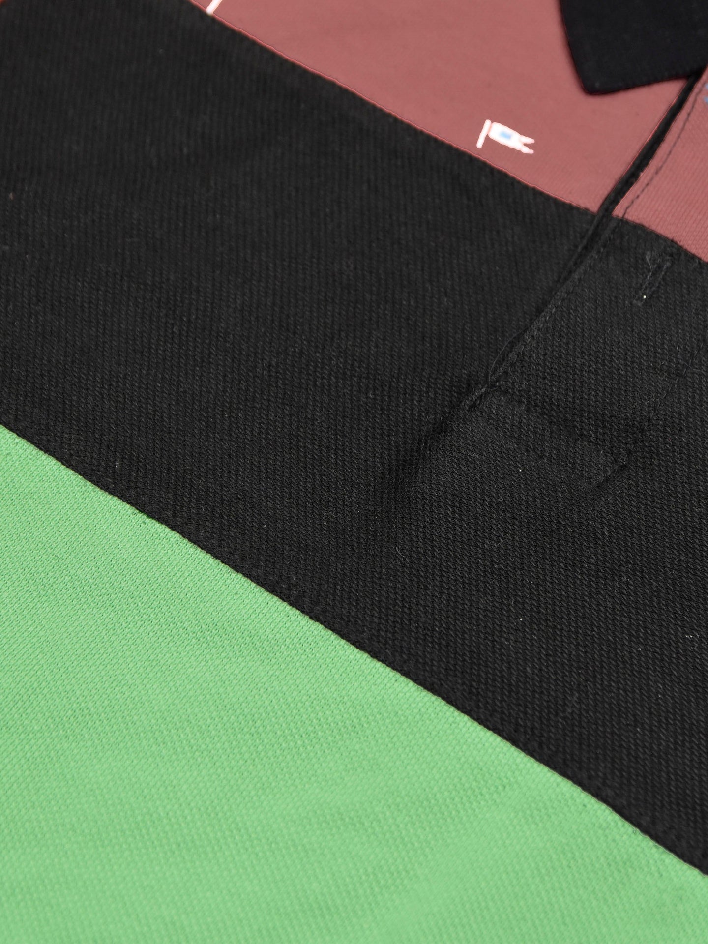 NXT Half Sleeve P.Q Polo Shirt For Kids-Pink with Black & Green-SP1683