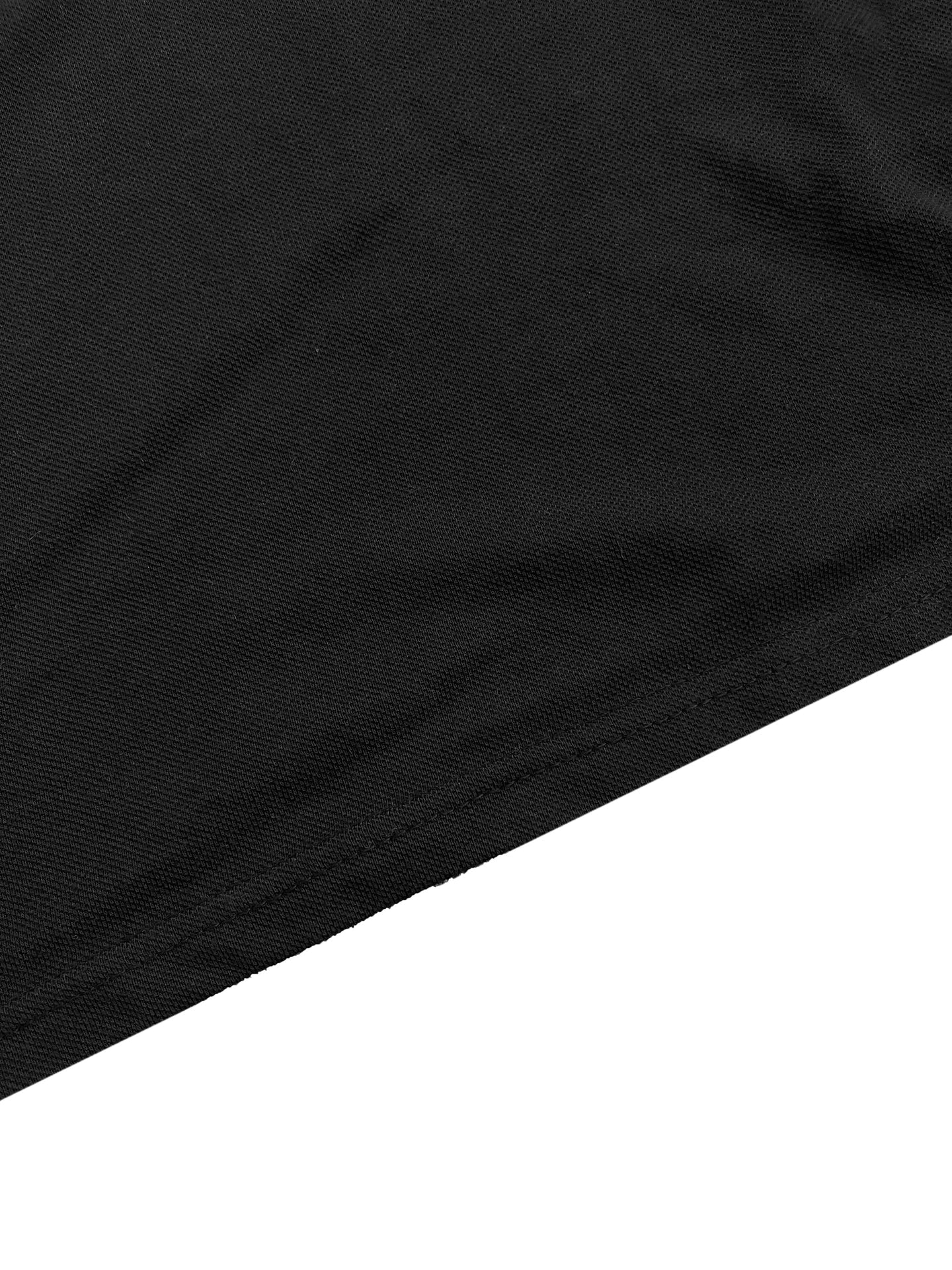 USPA Half Sleeve P.Q Polo Shirt For Kids-Black & Zinc-RT1930