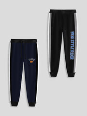 Pack Of 2 Slim Fit Jogger Trouser For Kids
