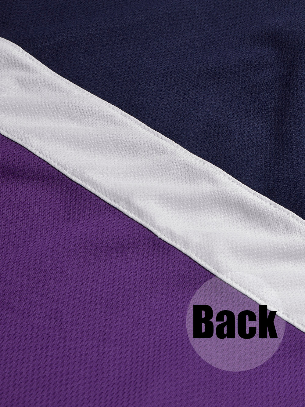 LV Summer Dry Fit Polo Shirt For Men-Dark Purple with Navy & White Stripe-BE1696/BR13911