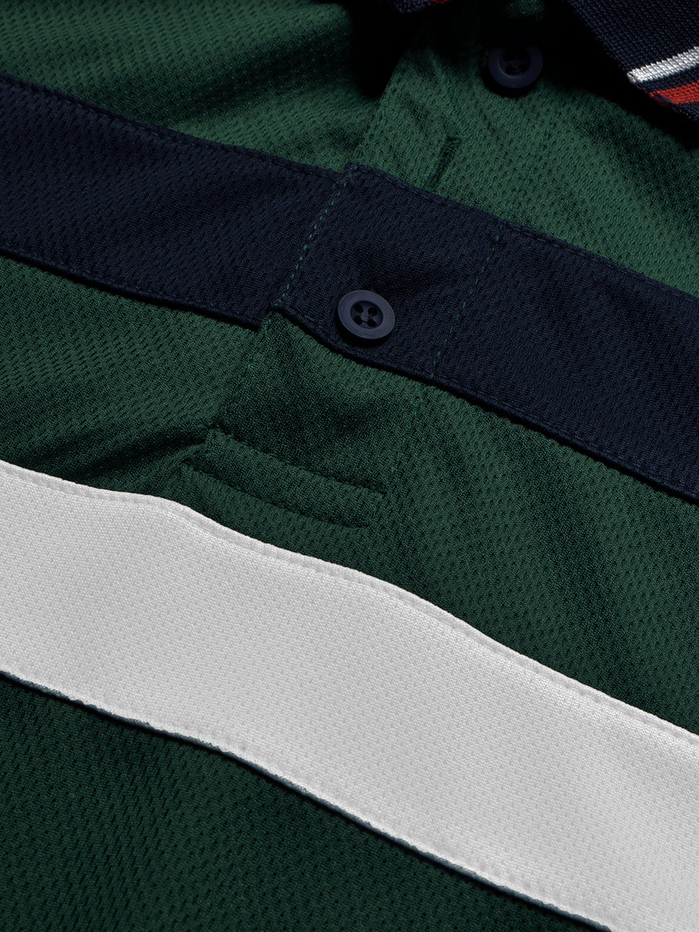 LV Summer Dry Fit Polo Shirt For Men-Green with Stripe-BE1564/BR13780