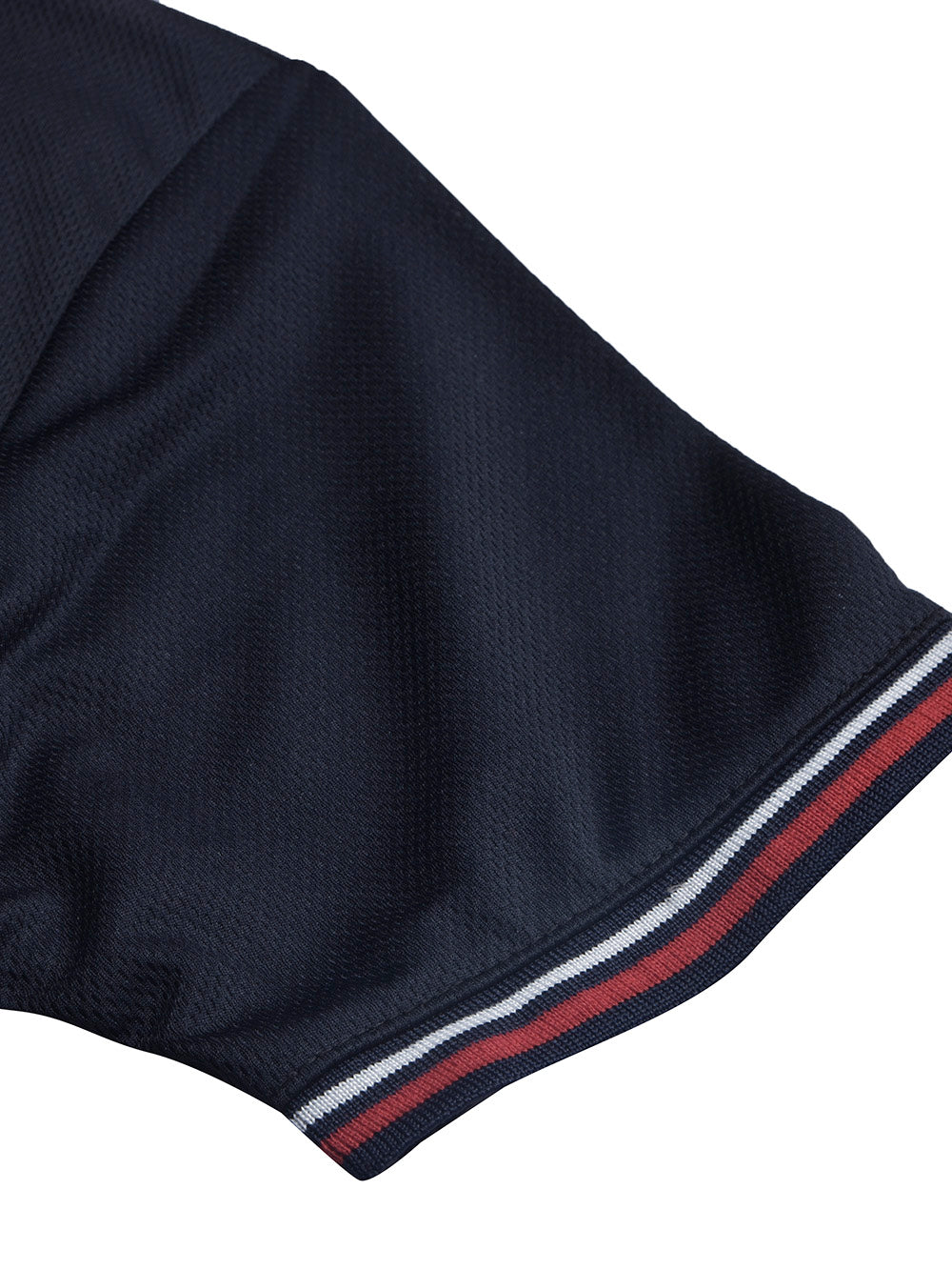 LV Summer Dry Fit Polo Shirt For Men-Navy with White & Light Taupe Panels-BE1717/BR13919