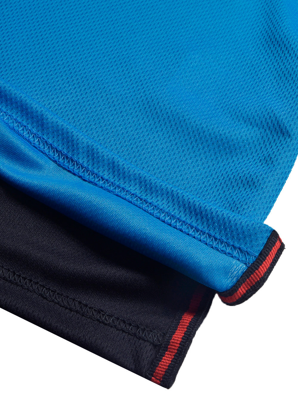 LV Summer Dry Fit Polo Shirt For Men-Navy with White & Sky Panel-BE1698/BR13913