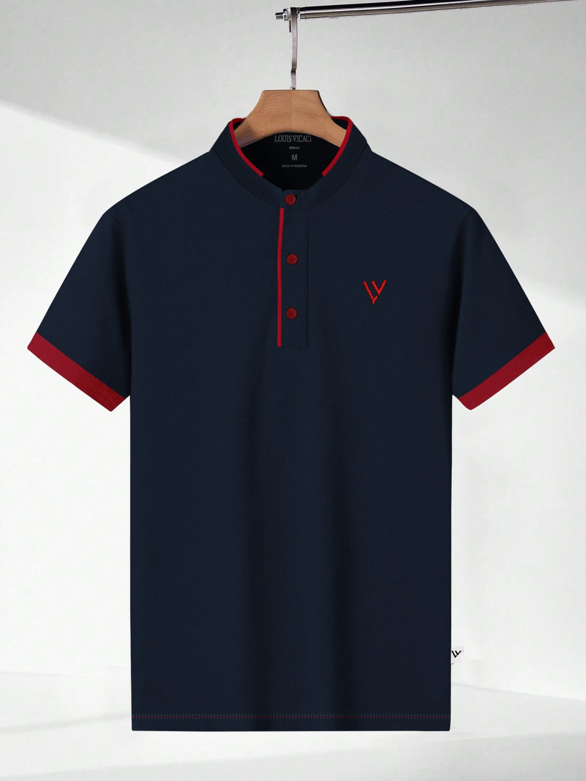 LV Summer Polo Shirt For Men-Dark Navy-BE729/BR12980