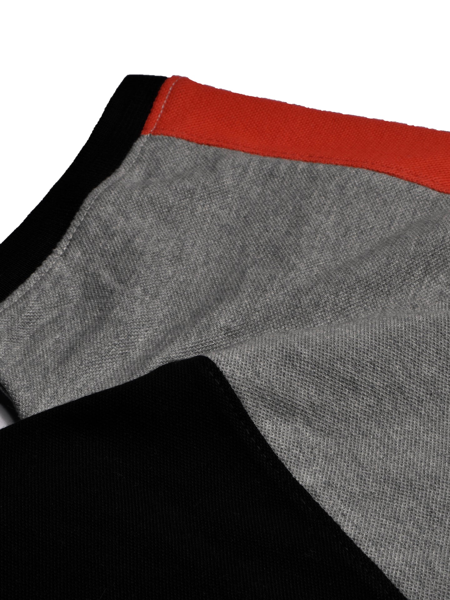 LV Summer Polo Shirt For Men-Grey Melange with Black-BE796/BE13038