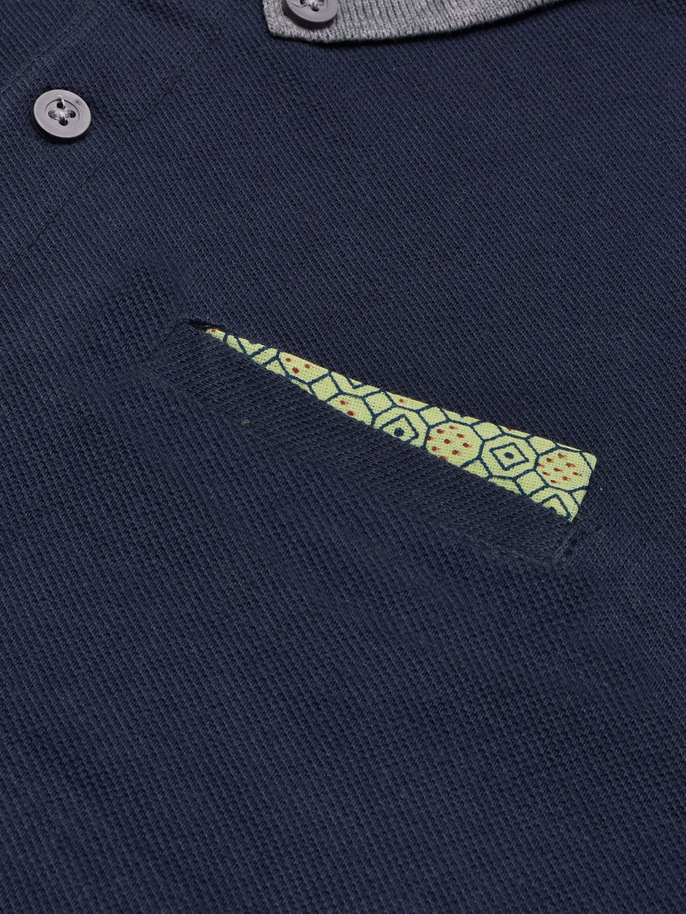 LV Summer Polo Shirt For Men-Navy & White-BE803/BR13044