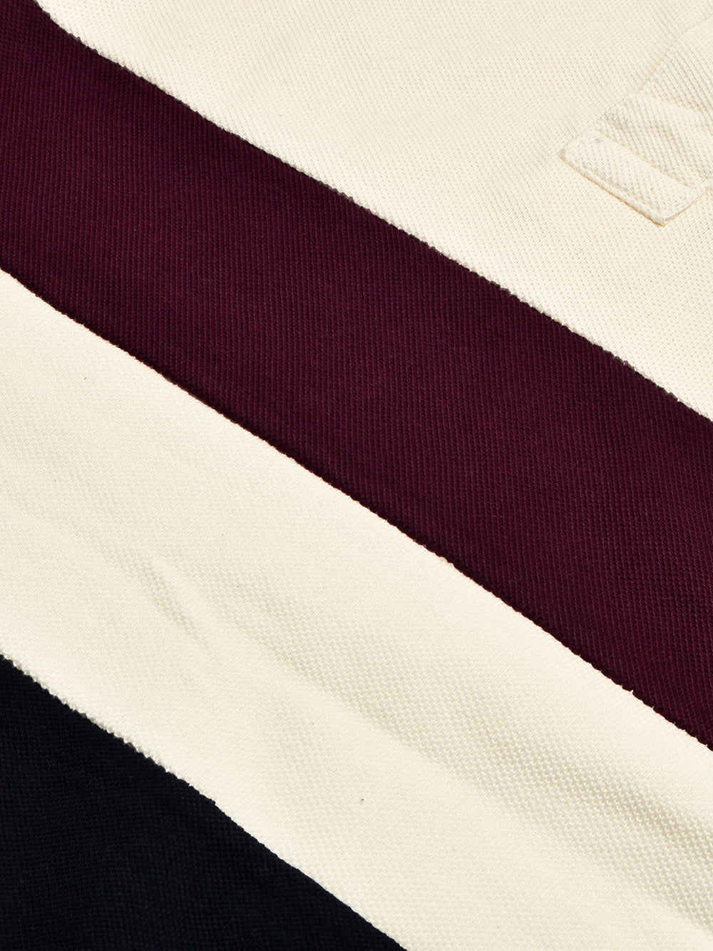 LV Summer Polo Shirt For Men-Off White with Indigo & Navy Panel-BE868/BR13108