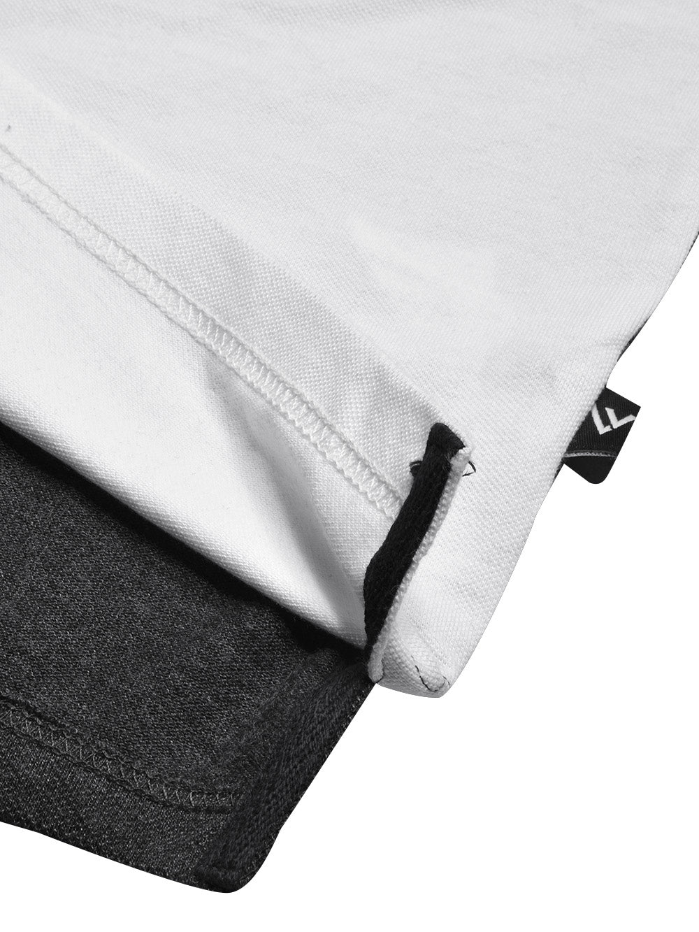 LV Summer Polo Shirt For Men-White with Charcoal-BE818/BR13058