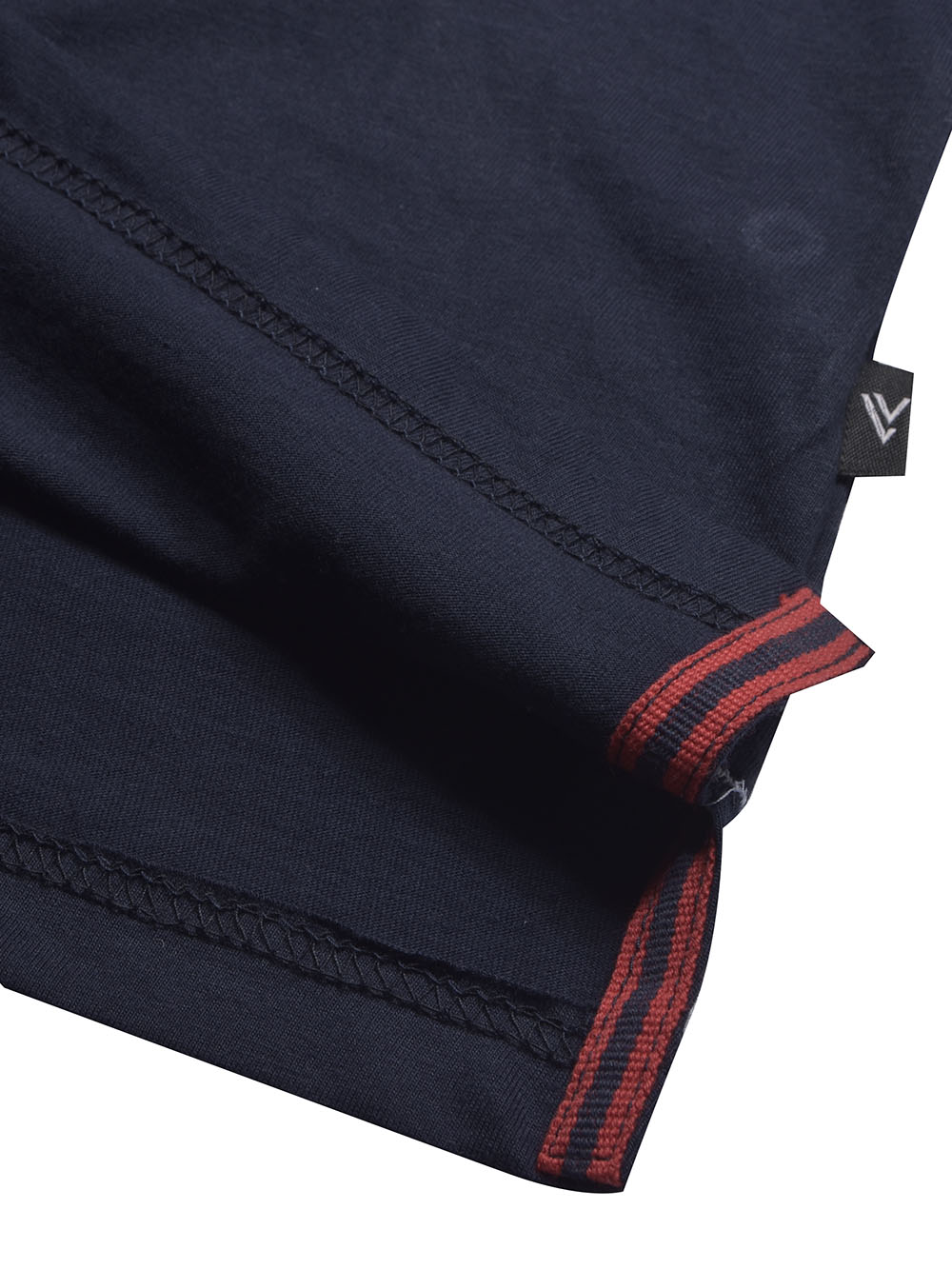 LV Summer Single Jersey Polo Shirt For Men-Maroon with White & Navy Panels-BE1836/BR14011