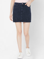 Levi's Jeans Skirt For Ladies-Navy-BE1282
