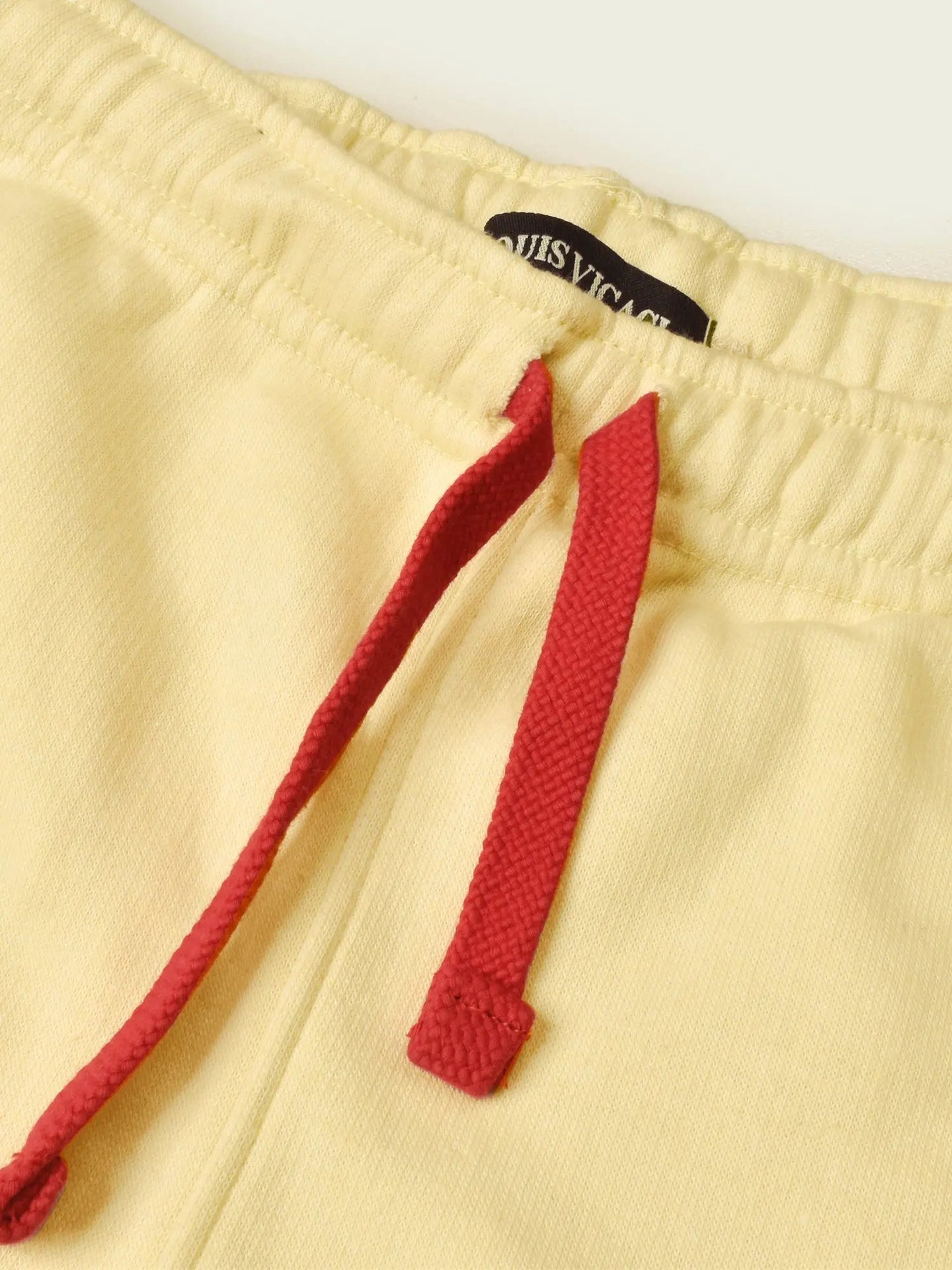 Louis Vicaci Fleece Zipper Tracksuit For Ladies Yellow with Navy-Stripe-SP292/RT2127