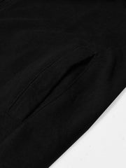 Louis Vicaci Fleece Zipper Tracksuit For Men Black-RT2125