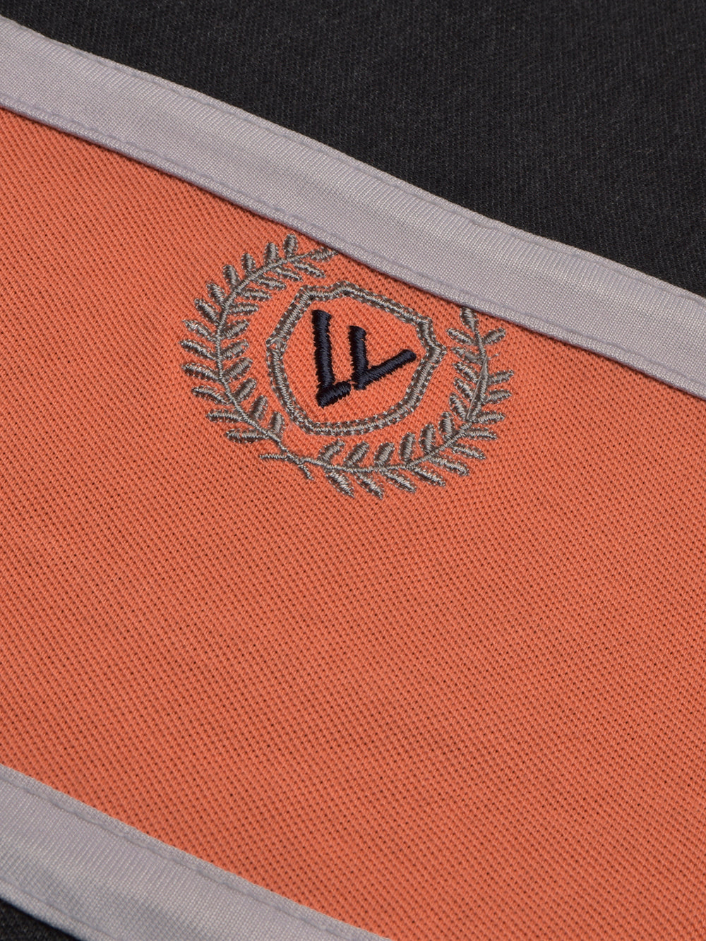 Louis Vicaci P.Q Long Sleeve Henley Shirt For Men-Charcoal Melange-BE953/BR13202