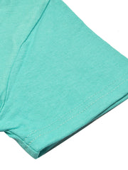 Louis Vicaci Single Jersey Tee Shirt For Kids-Cyan-BE1180/BR13421