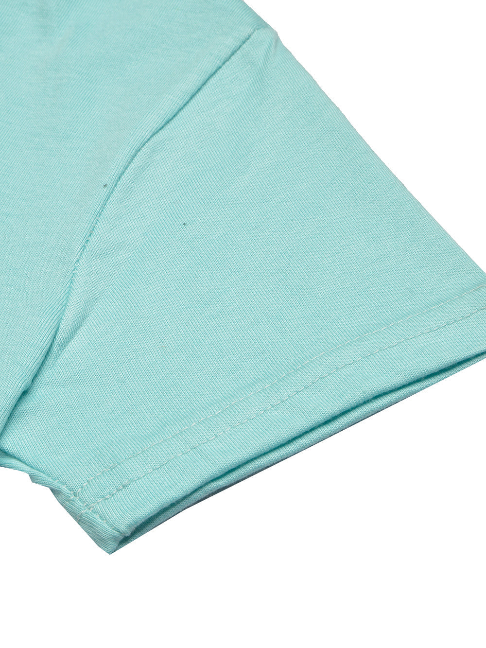 Louis Vicaci Single Jersey Tee Shirt For Kids-Light Cyan-BE1181/BR13422