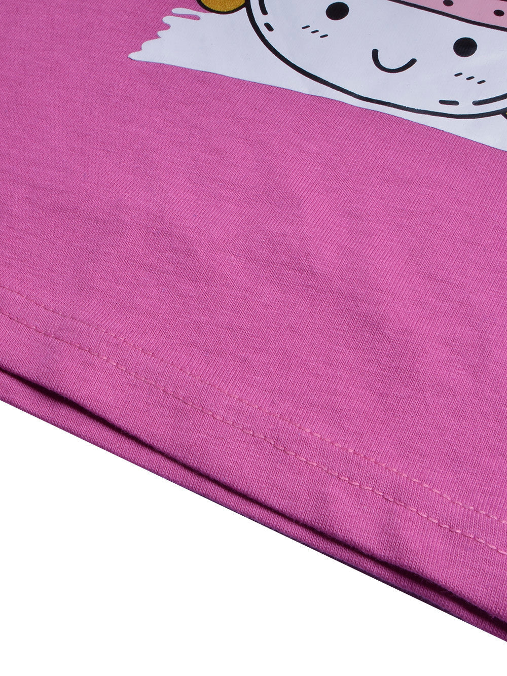 Louis Vicaci Single Jersey Tee Shirt For Kids-Magenta-BE841/BR13080