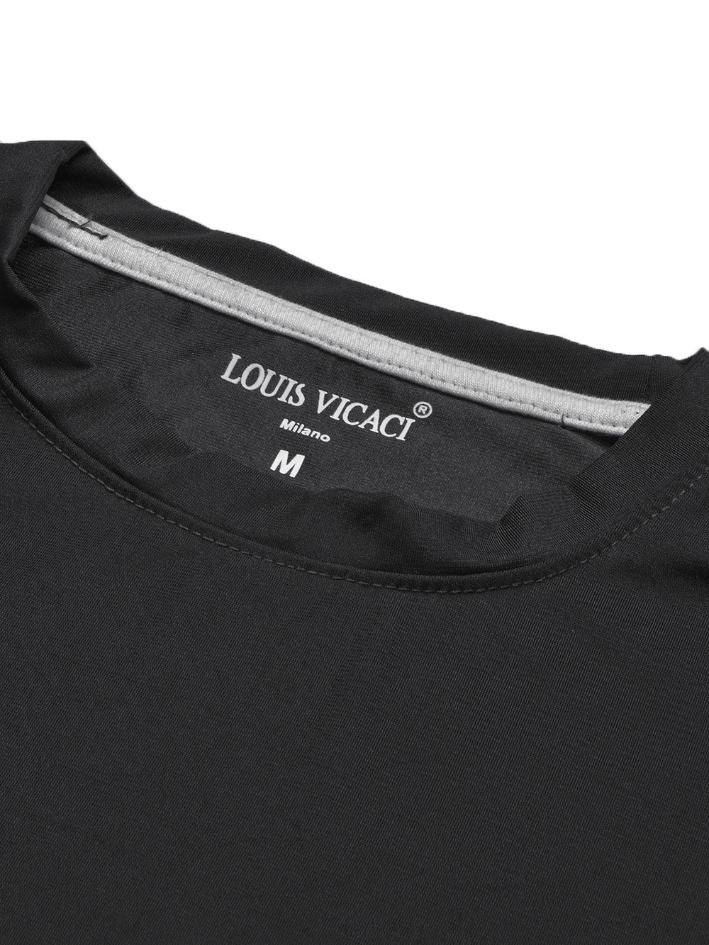 Louis Vicaci Summer T Shirt For Men-Dark Grey-BE952/BR13200