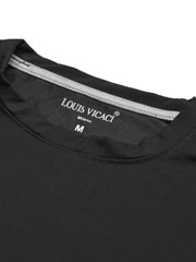 Louis Vicaci Summer T Shirt For Men-Dark Grey-BE952/BR13200