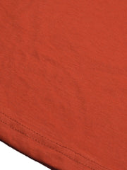 M-17 Crew Neck Tee Shirt For Ladies-Dark Orange-BE1059/BR13293