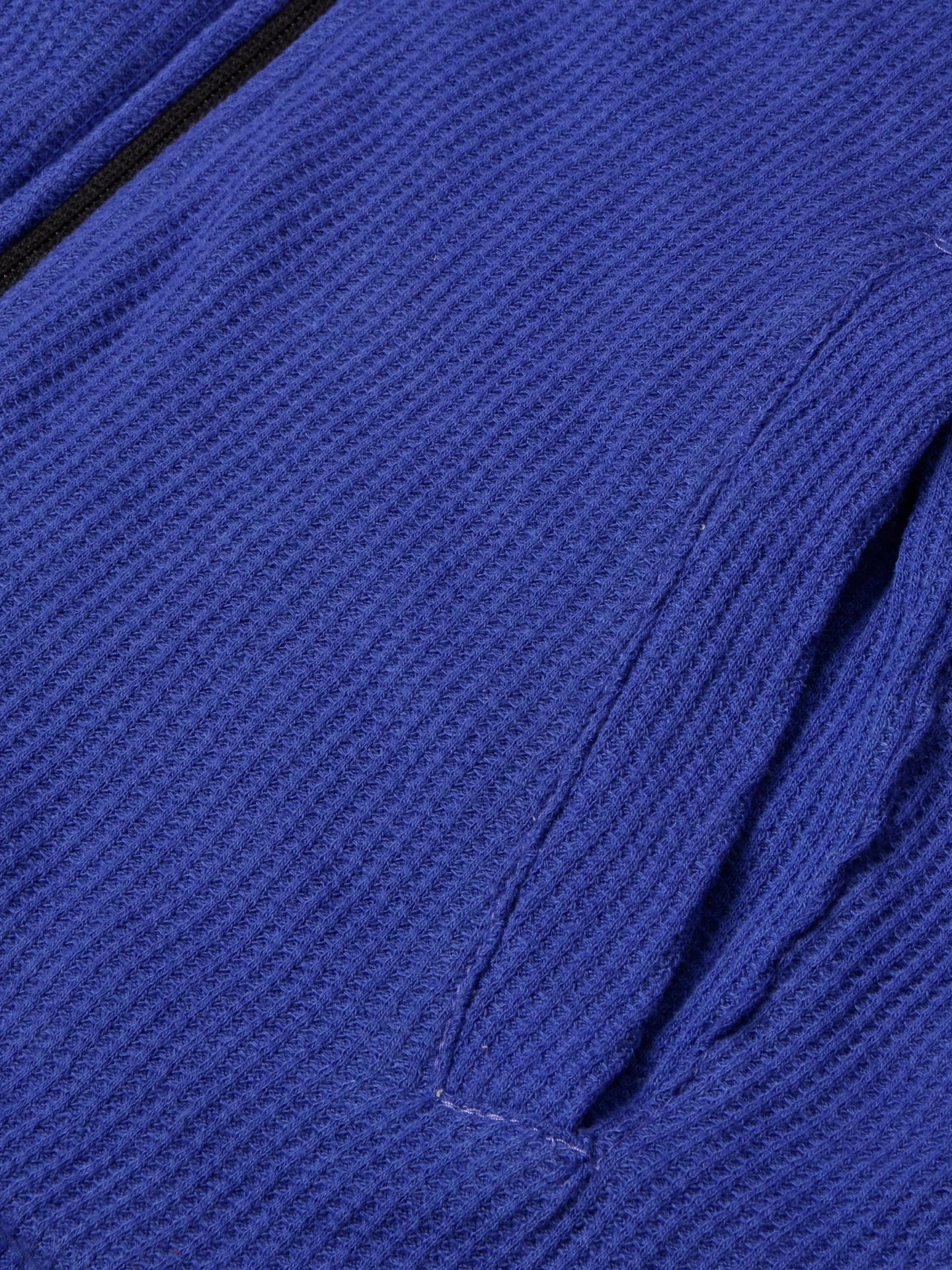 M&S Zipper Fur Bomber Jacket For Men-Royal Blue-SP06