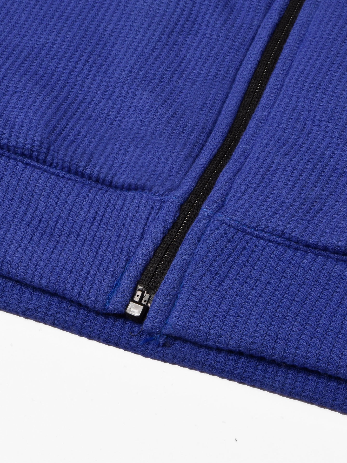 M&S Zipper Fur Bomber Jacket For Men-Royal Blue-SP06