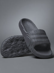 Men's Premium Flip Flop Fashion Slides-Dark Grey-BE2554