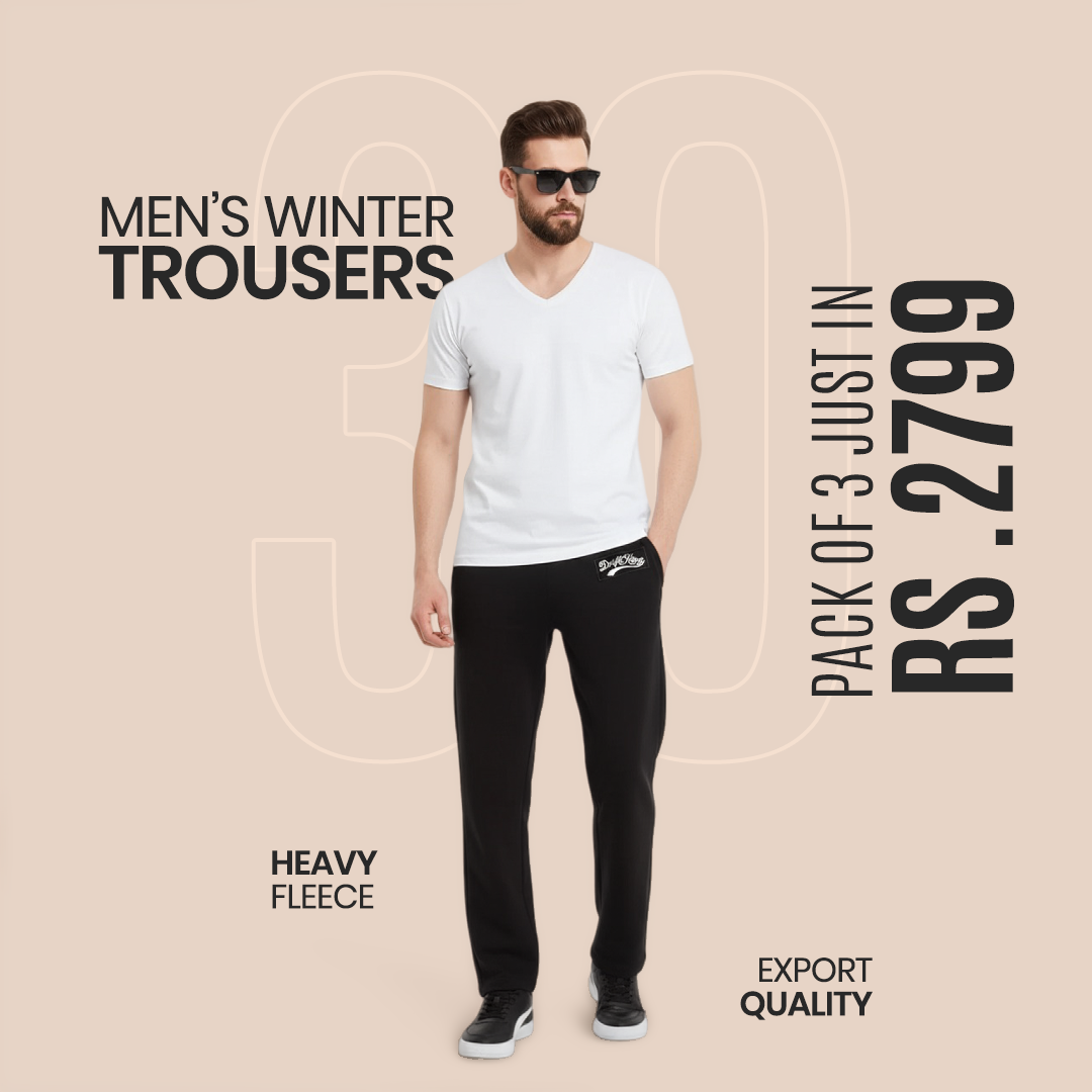 Pack of 3 Winter Trousers