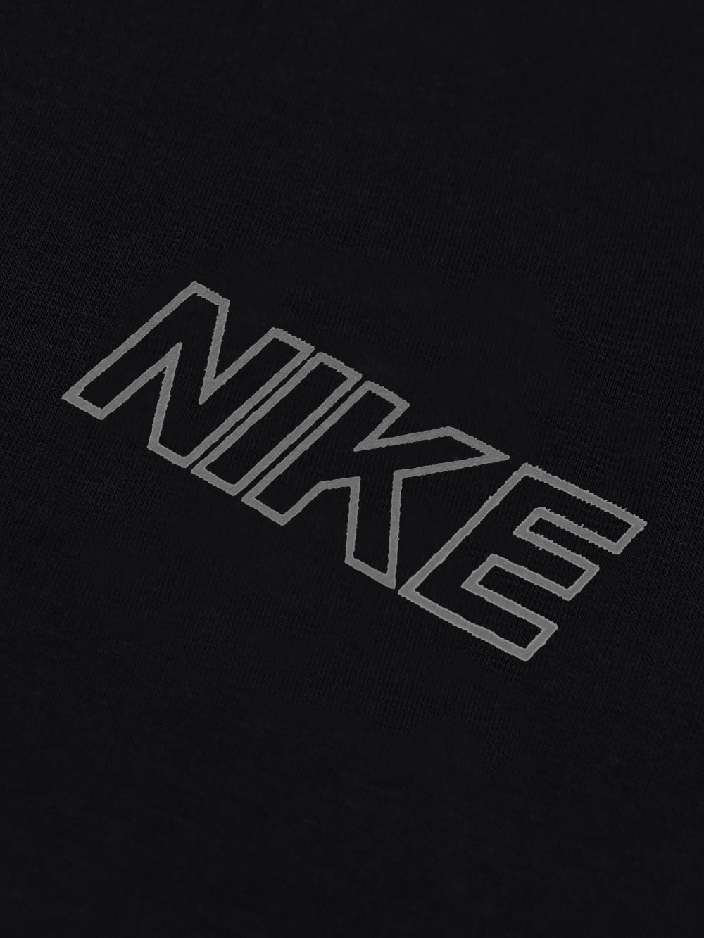 NK Fleece Funky Style Sweatshirt For Me-Black with Grey-BE2527