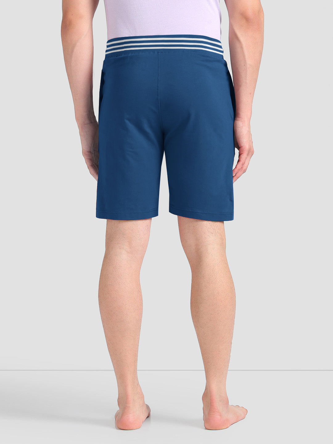 NXT Fleece Short For Men-Dark Blue with Navy Panel-BE2983/BR14783