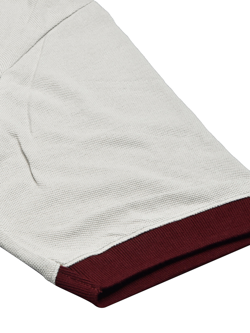 NXT Summer Polo Shirt For Men-Light Grey with Sky & Maroon-BE816/BR13057