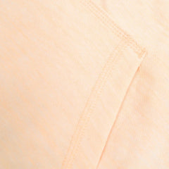 NYC Polo Terry Fleece Cowl Neck Hoodie For Ladies-Light Peach-SP259