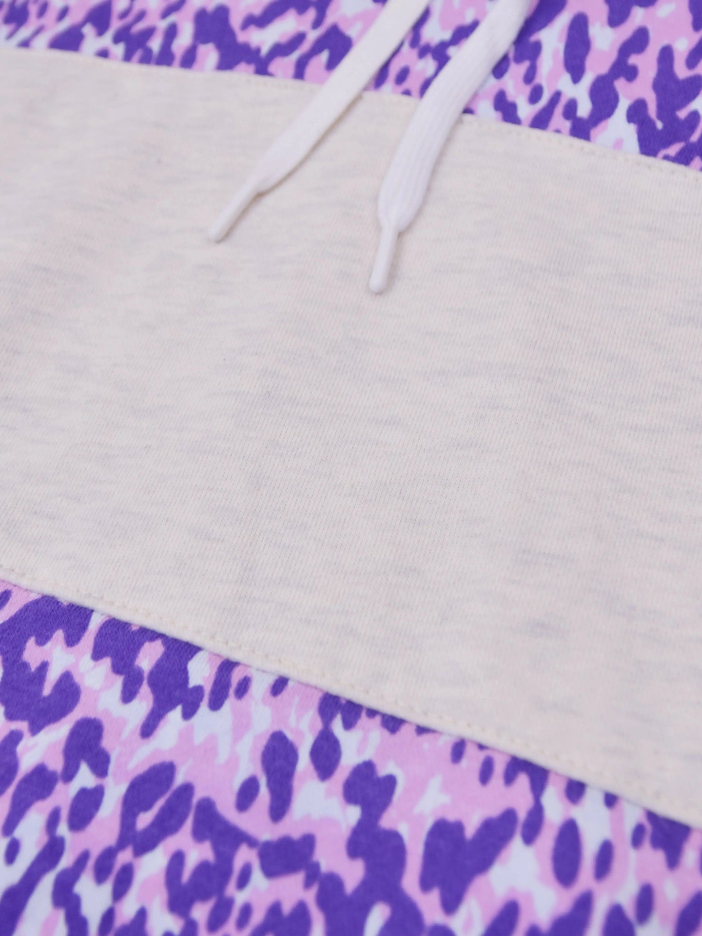 Next Fleece Pullover Hoodie For Men-Allover Print With Panel-SP405