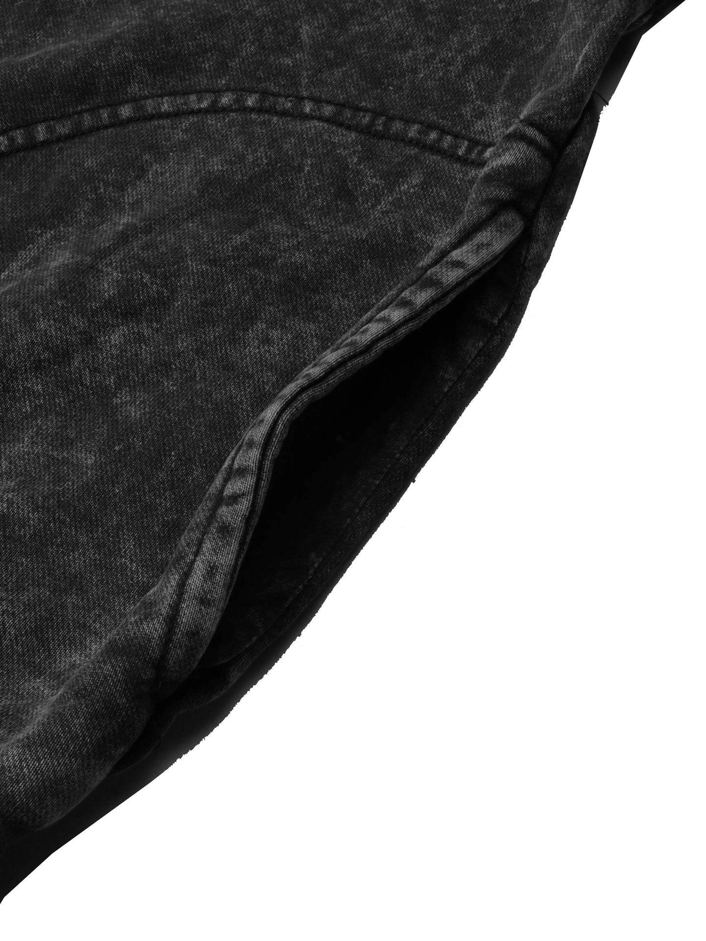 Next Terry Fleece Pullover Hoodie For Ladies Black Faded-SP415