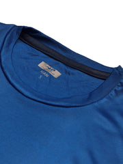 North Peak Crew Neck T Shirt For Men-Dark Blue-BE1298/BR13543
