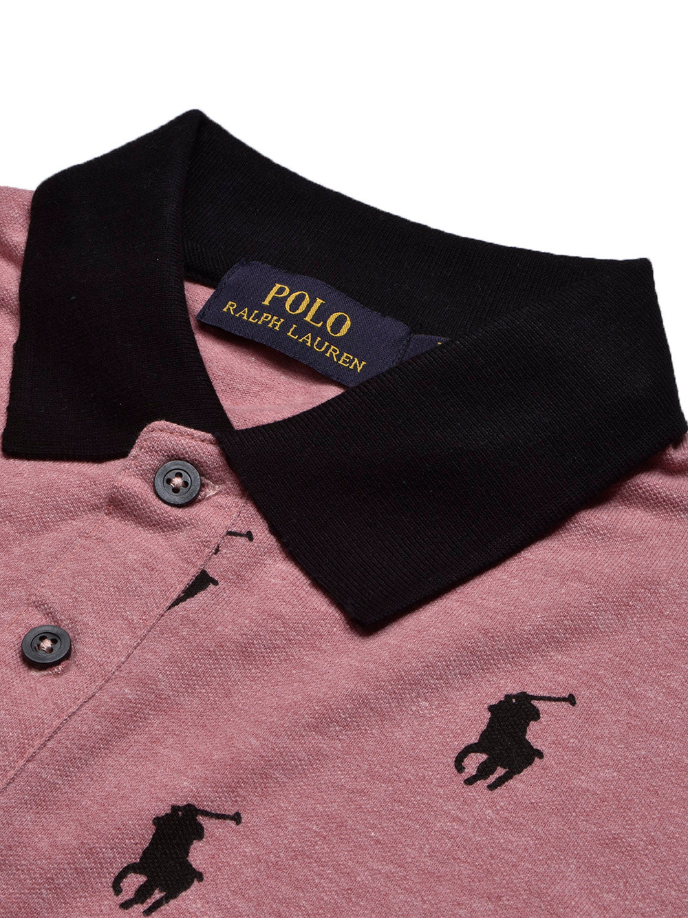 PRL Summer Polo Shirt For Men-Carrot Red Melange-BE770/BR13017