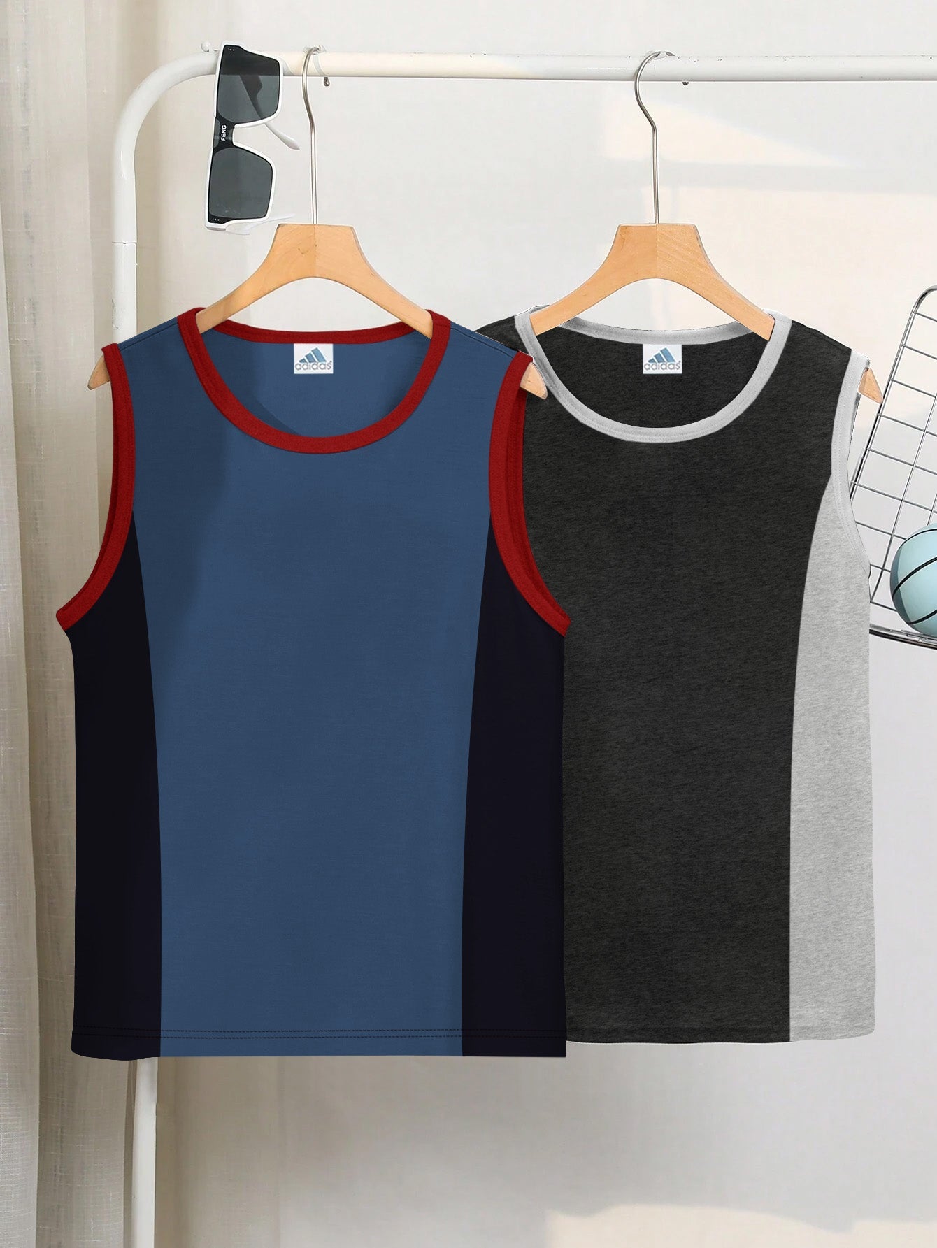 Pack Of 2 ADS Single Jersey Sleeveless T Shirt For Kids-BE3254